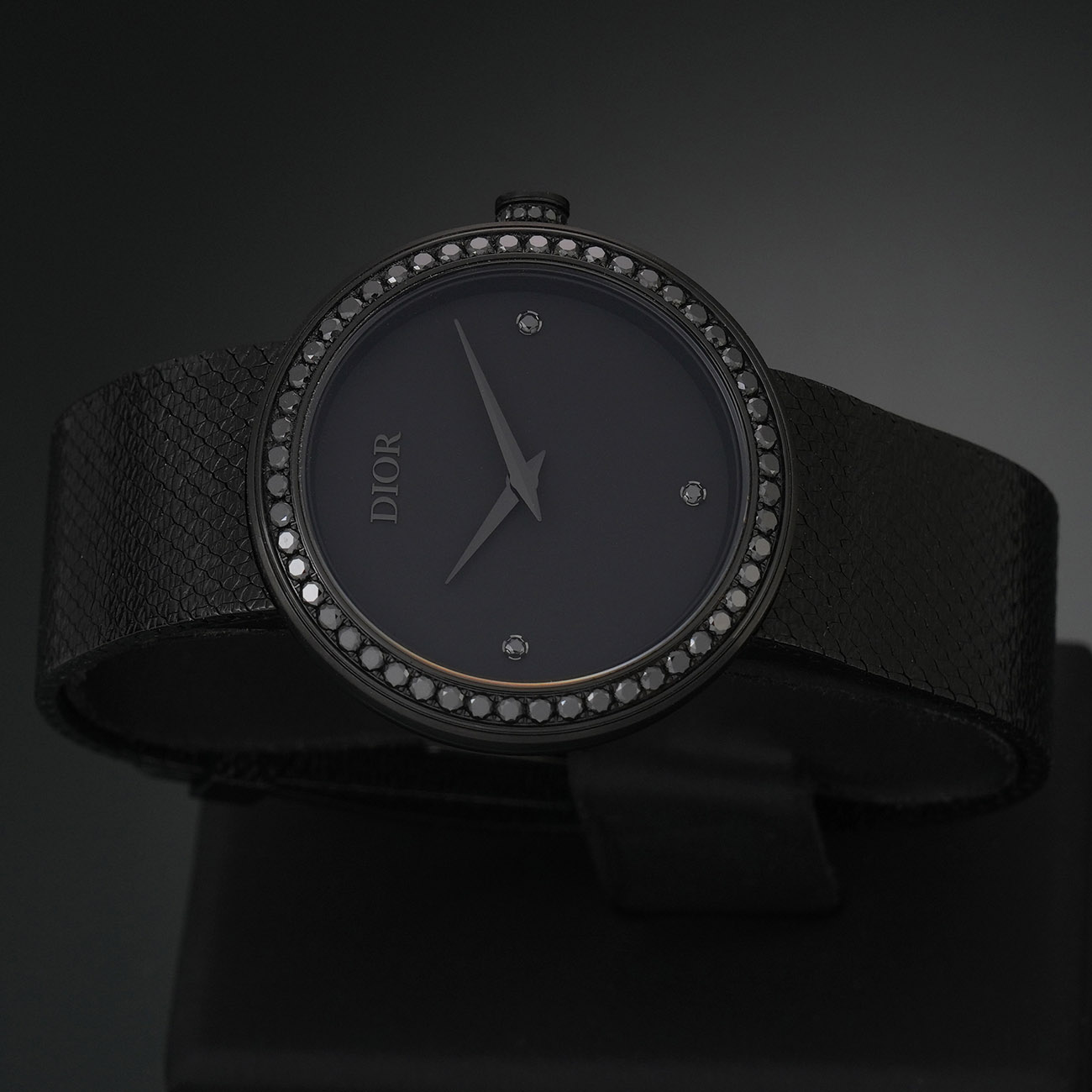 CHRISTIAN DIOR(USED)디올 블랙 울트라매트 워치